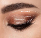 9 Color Eyeshadow Palette Makeup Kit Matte Shimmer Pigmented Shades for Daily Smoky Eye Looks