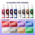 Temporary Hair Color Spray Washable Instant Hair Dye for Party Festivals and Temporary Style