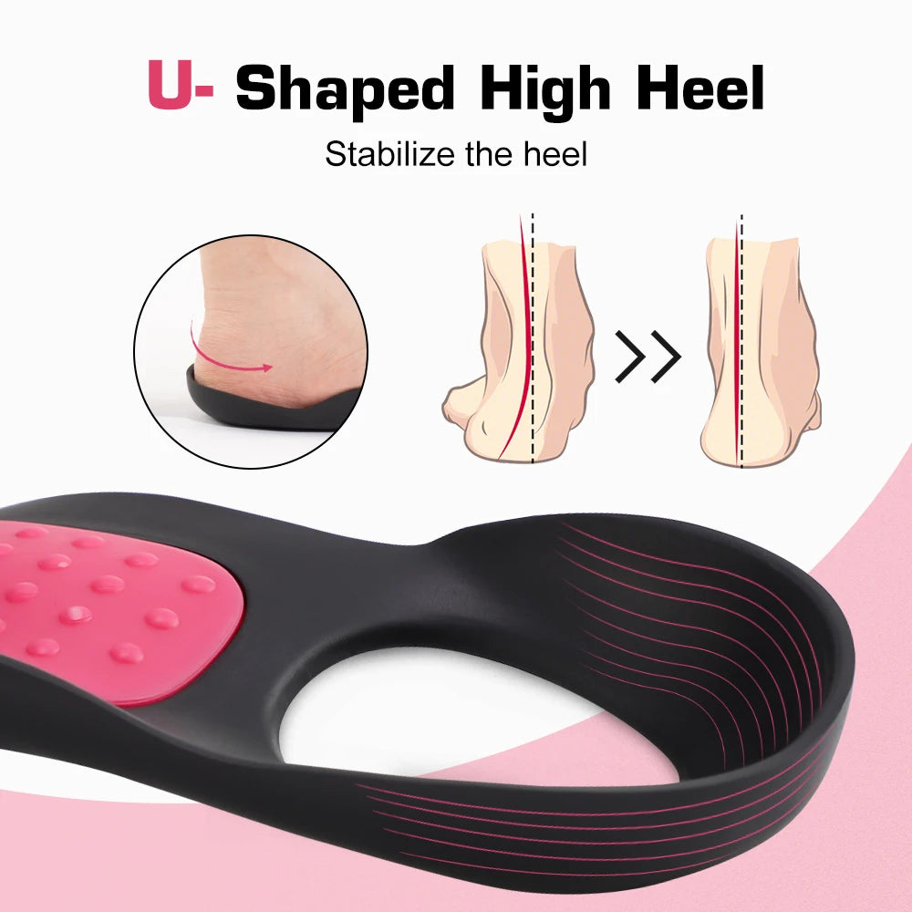 Arch Support Insoles Orthopedic Shoe Inserts for Flat Feet and Fallen Arches Relief