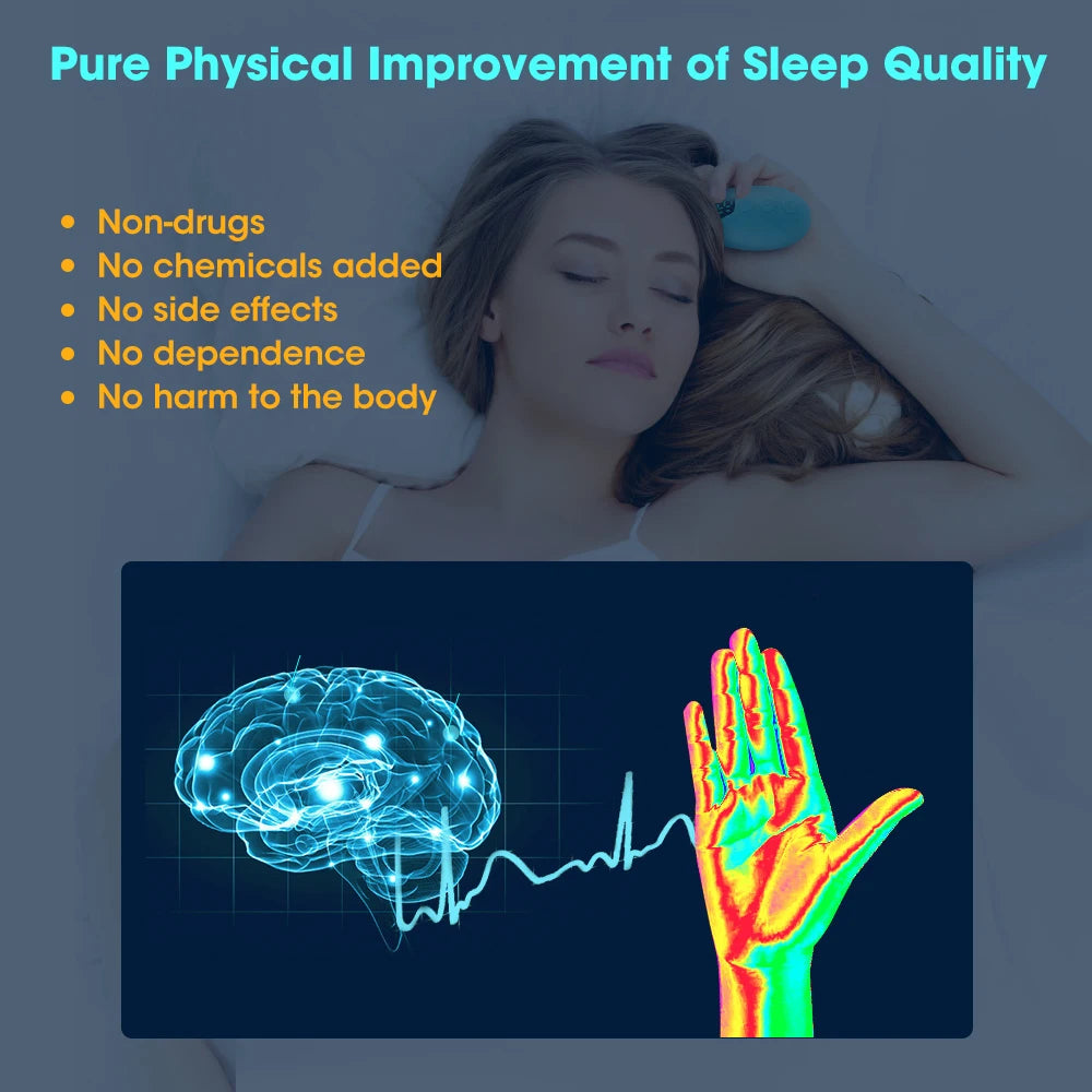 Handheld Sleep Aid Device Portable Relaxation Instrument for Calm Bedtime and Deep Sleep Use - 10