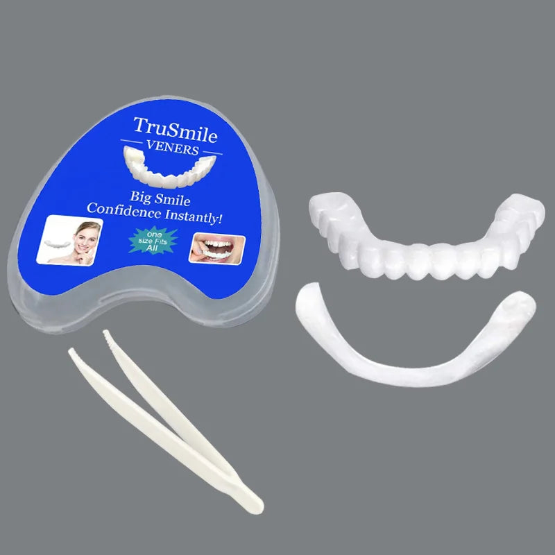 Veneer Snap on Teeth Kit Temporary Tooth Replacement Cosmetic Cover for Smile - 1