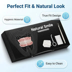 Full Mouth Denture Set False Teeth Replacement Kit for Comfortable Daily Smile Use