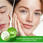 Aloe Vera Gel Moisturizing Facial Cream Soothing Skin Hydration for Daily Face Care Routine