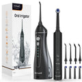 Electric Water Flosser and Toothbrush Set Oral Irrigator for Teeth Whitening Gum Care