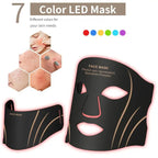 LED Face Neck Mask Silicone Light Therapy Device for Skin Rejuvenation and Anti Wrinkle Care