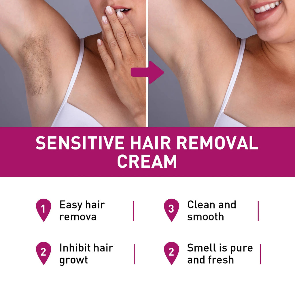 Hair Removal Cream Painless Depilatory Lotion for Smooth Skin Body Grooming