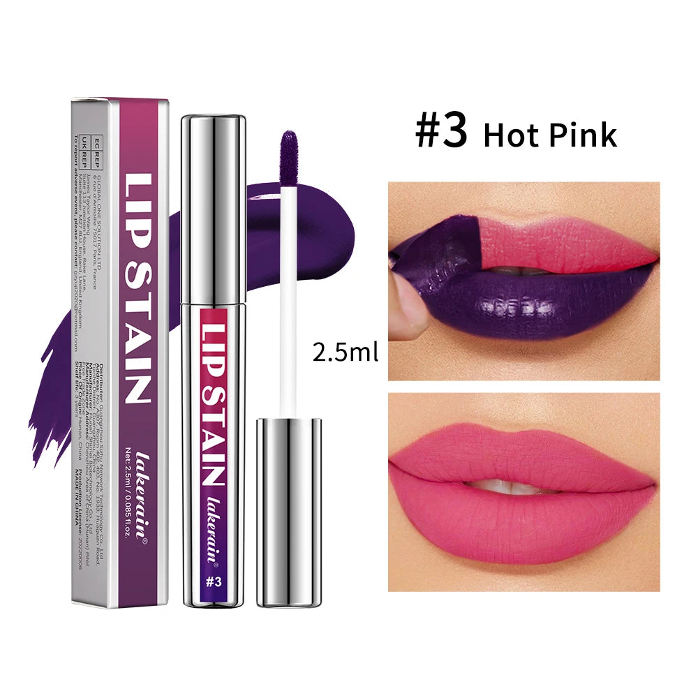 Peel Off Lip Stain Matte Liquid Lipstick Waterproof Long Lasting Tint for Daily Makeup Beauty - 26