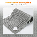 Electric Heating Pad Heated Therapy Mat with Auto Shut Off for Back Neck and Shoulder Pain Relief