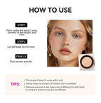 Loose Setting Powder Face Makeup Blurring Matte Finish for Long Lasting Oil Control Daily Use
