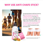 Anti Chafe Stick Friction Reducing Balm Moisturizing Skin Care for Running Hiking and Sports