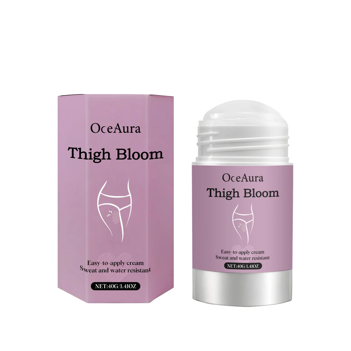 Anti Friction Thigh Stick Chafing Relief Balm Waterproof Protection for Daily Walking and Sport