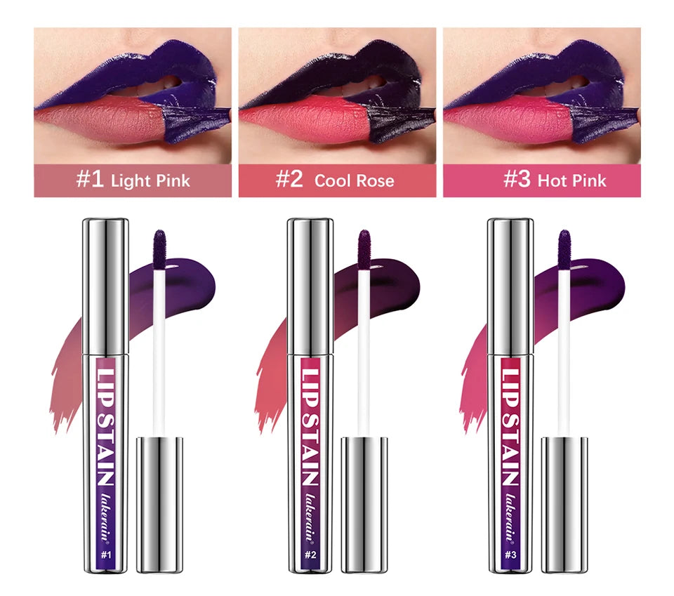 Peel Off Lip Stain Matte Liquid Lipstick Waterproof Long Lasting Tint for Daily Makeup Beauty