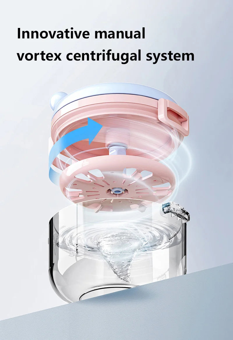 Denture Cleaning Case Dental Appliance Bath Box with Rotary Tray for Daily Hygiene Travel Storage