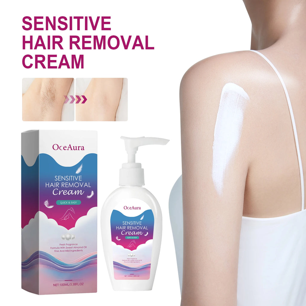 Hair Removal Cream Painless Depilatory Lotion for Smooth Skin Body Grooming