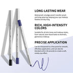 Longwear Eyeliner Pencil Waterproof Smudgeproof Eye Makeup for Precise Daily Cosmetic Look