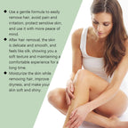 Aloe Vera Hair Removal Cream Painless Depilatory Lotion for Smooth Legs Underarms and Body