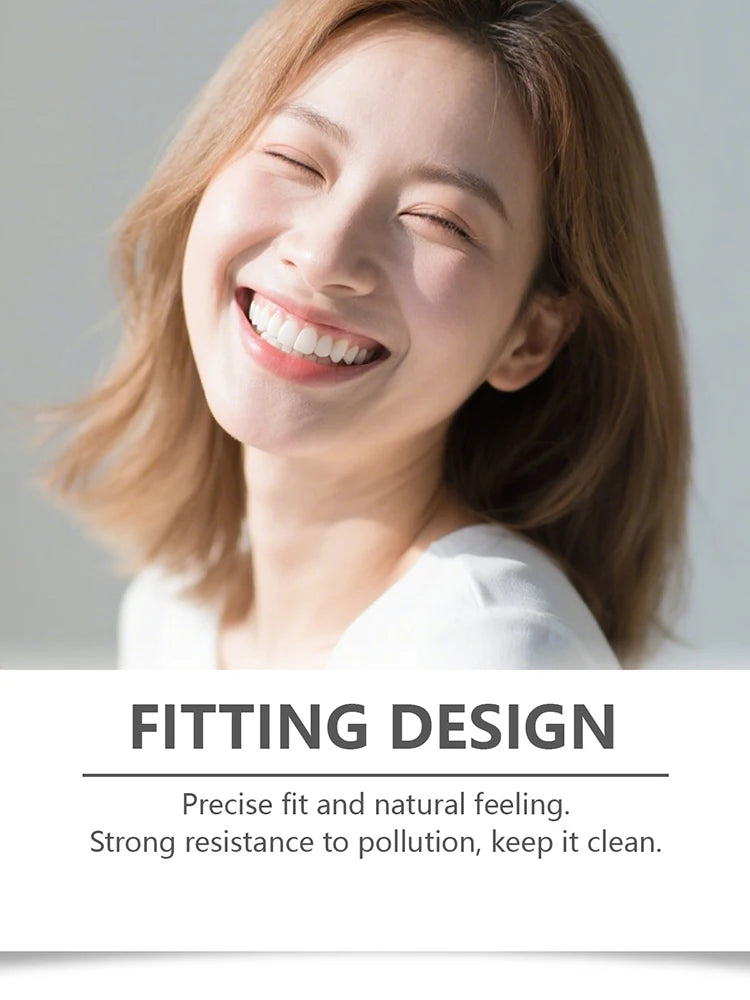 Fake Teeth Dentures Cosmetic Veneers Natural Smile Snap On Braces for Instant Confident Daily Wear - 9