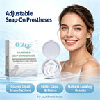 Adjustable Snap On Dentures Fake Teeth Smile Veneers for Daily Use and Instant Confident Beauty