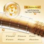 Amino Acid Hair Oil Nourishing Serum for Frizz Control and Heat Protection