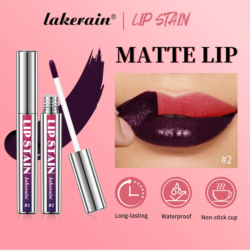 Peel Off Lip Stain Matte Liquid Lipstick Waterproof Long Lasting Tint for Daily Makeup Beauty - 7