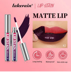 Peel Off Lip Stain Matte Liquid Lipstick Waterproof Long Lasting Tint for Daily Makeup Beauty