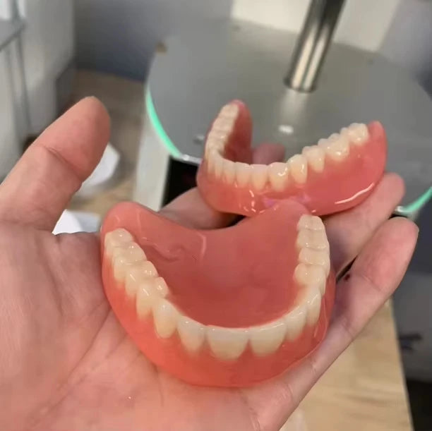 Full Mouth Denture Set False Teeth Replacement Kit for Comfortable Daily Smile Use - 4