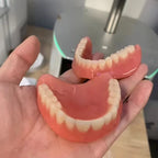 Full Mouth Denture Set False Teeth Replacement Kit for Comfortable Daily Smile Use