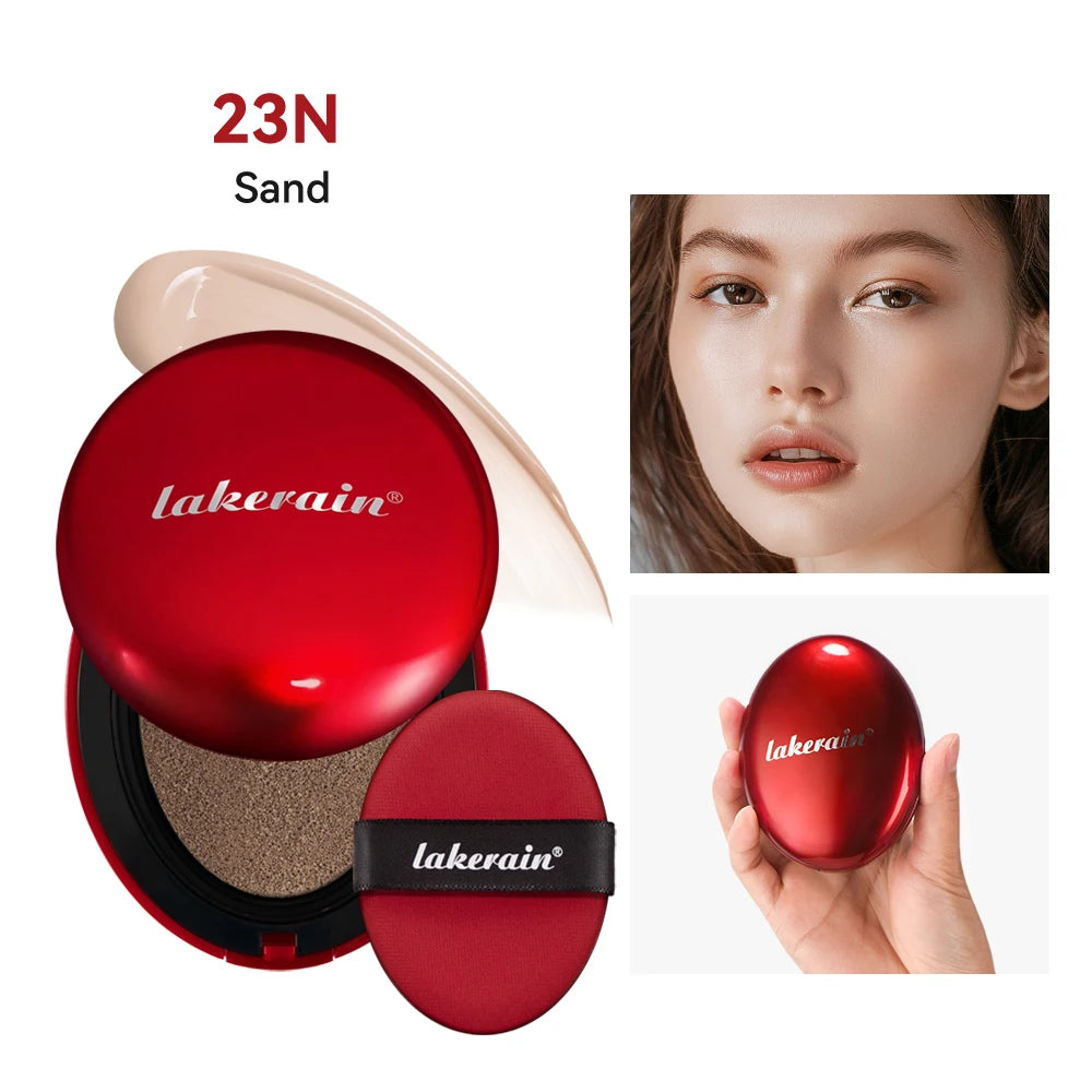 Air Cushion Foundation BB CC Cream Full Coverage Makeup for Flawless Matte Face Finish Daily Use
