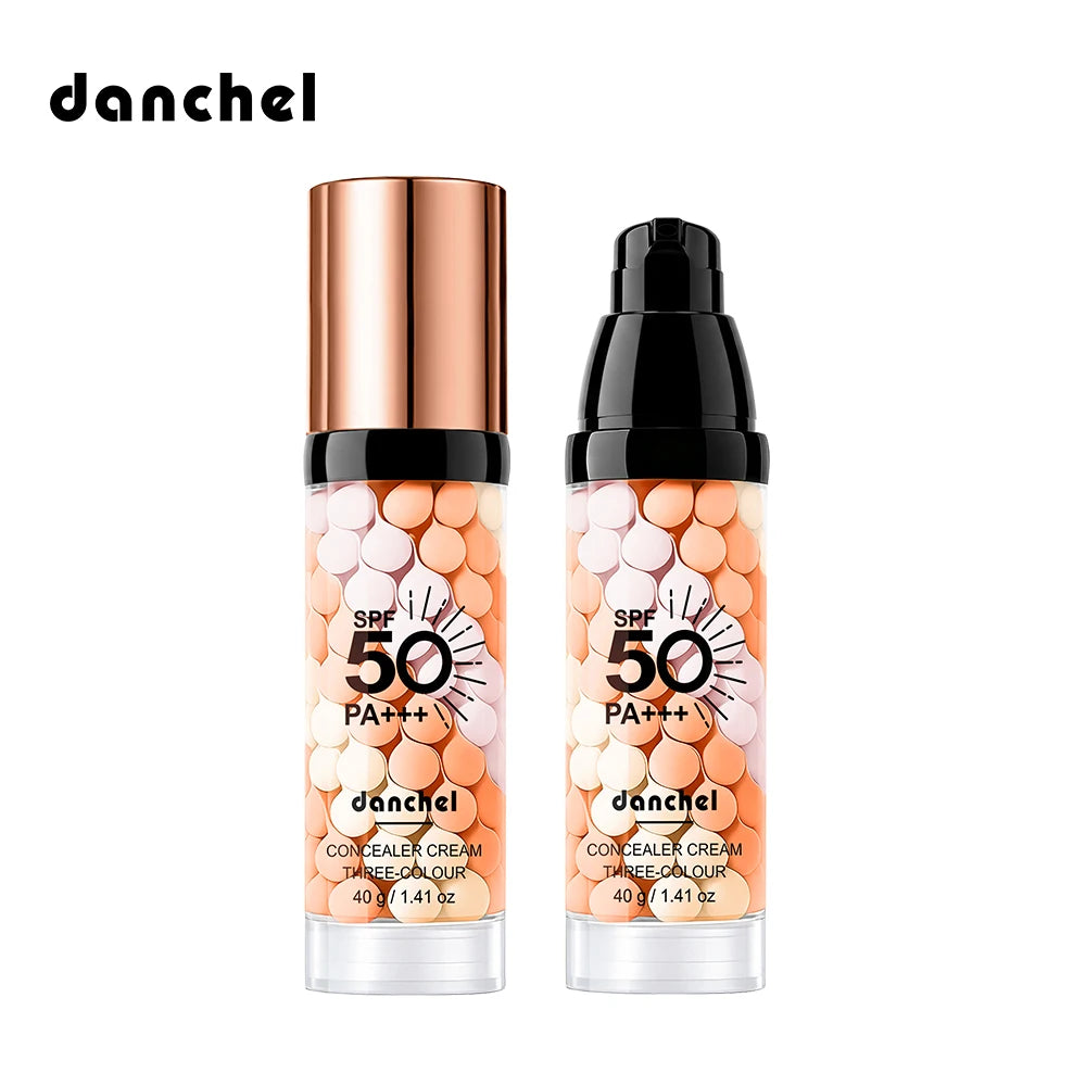 3-in-1 Color Correcting Primer SPF 50 Makeup Base for Radiant Even Skin Tone and Sun Protection