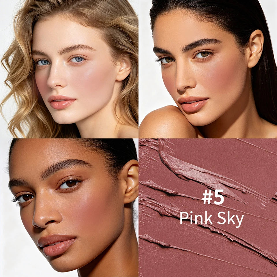 Sunscreen Blush Stick Tinted SPF 50 Cream Face Makeup for Glowing Cheeks - 13