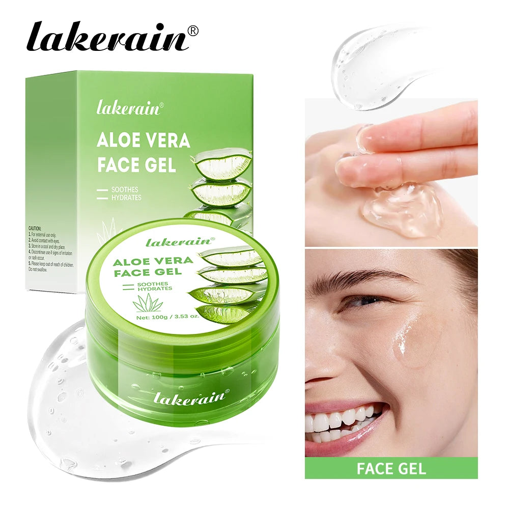 Aloe Vera Gel Moisturizing Facial Cream Soothing Skin Hydration for Daily Face Care Routine - 1