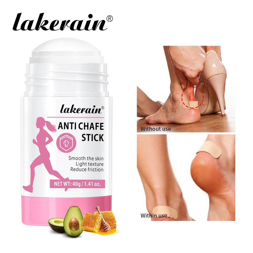 Anti Chafe Stick Friction Reducing Balm Moisturizing Skin Care for Running Hiking and Sports