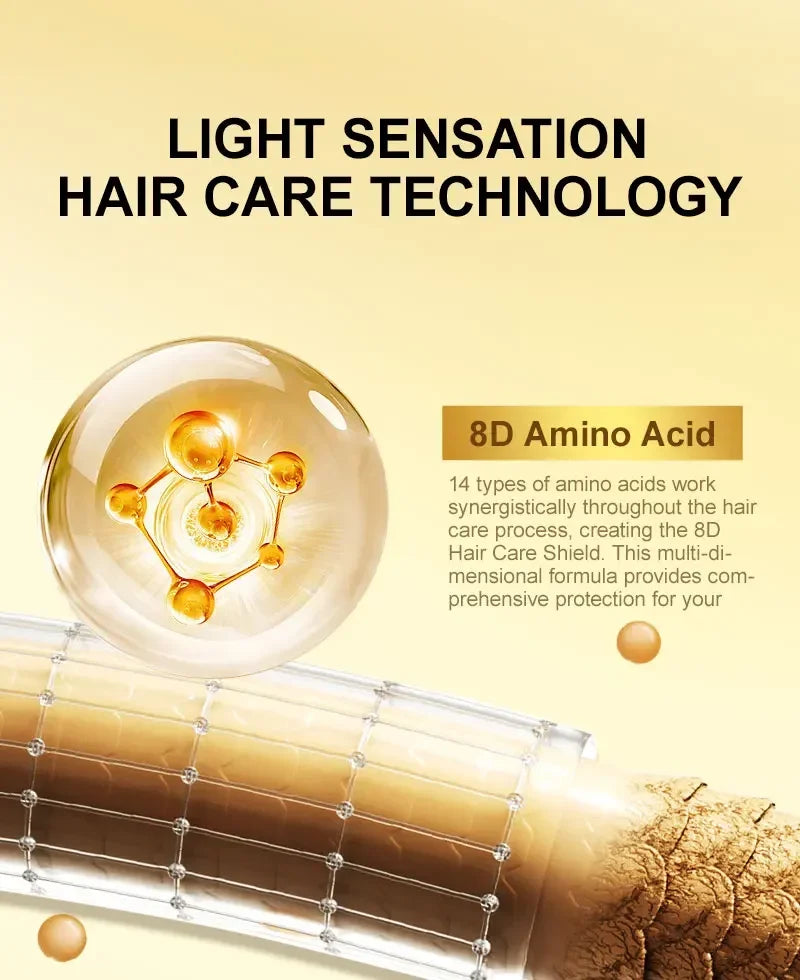 Amino Acid Hair Oil Nourishing Serum for Frizz Control and Heat Protection - 12