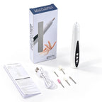 Electric Nail Drill and UV Lamp Manicure Tool Cordless File for Home Salon Nail Care Use