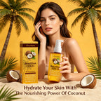 Coconut Firming Oil Skin Tightening Moisturizer for Body Hydration and Elasticity Recovery