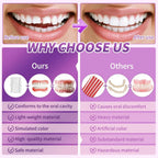 Silicone Dentures Full Set Fake Teeth for Natural Comfort Smile and Oral Beauty Improvement