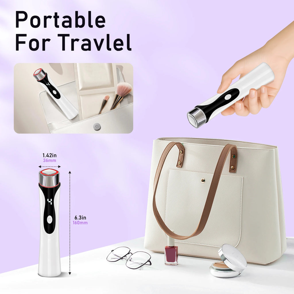 Microcurrent Facial Massager Face Lifting Device LED Skin Tightening Tool for Home Beauty Care