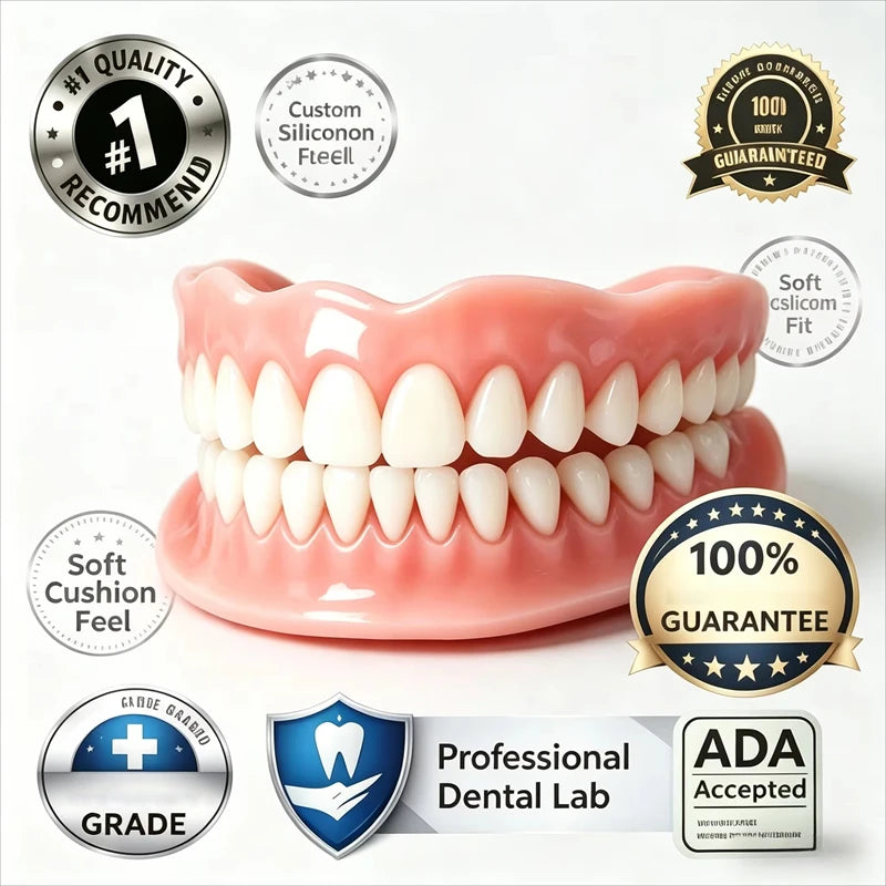 Immediate Denture Bases Oral Appliance for Tooth Restoration for Edentulous Adults - 10