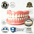 Immediate Denture Bases Oral Appliance for Tooth Restoration for Edentulous Adults