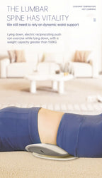 Electric Waist Massager Back Stretcher Lumbar Traction Device for Spinal Support and Daily Relief