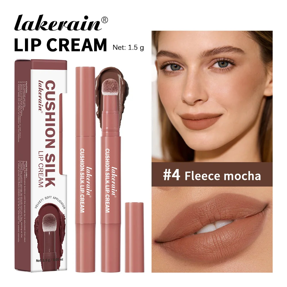 2 in 1 Lip Powder Cream and Blush Waterproof Long Lasting Makeup for Daily Beauty Routine