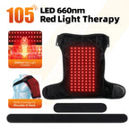 Electric Heated Shoulder Wrap Red Light Therapy Brace for Daily Joint Support Recovery