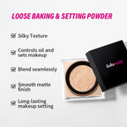 Loose Setting Powder Face Makeup Blurring Matte Finish for Long Lasting Oil Control Daily Use