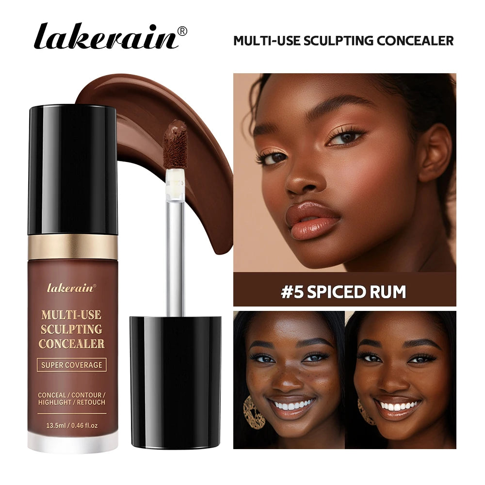 Waterproof Liquid Concealer Matte Foundation Full Coverage for Face Sculpting and Dark Circles - 29