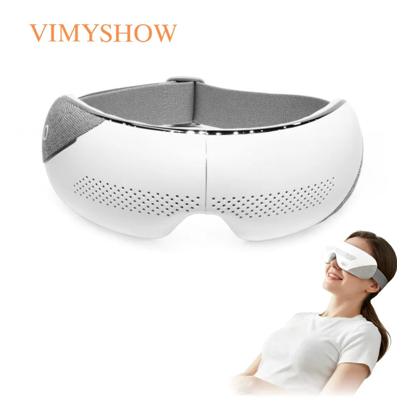 Airbag Eye Massager Electric Eye Mask with Heat for Relieving Strain and Sleep