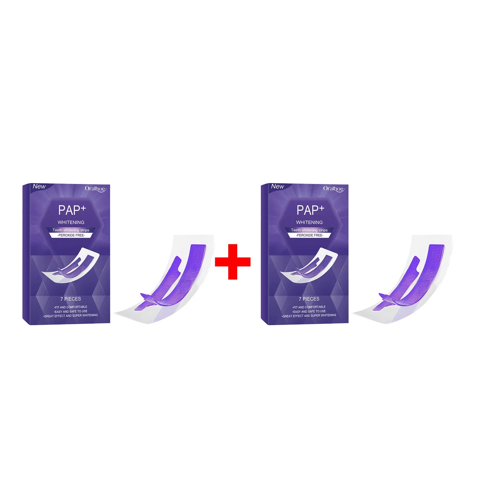 Teeth Whitening Strips Dental Bleaching Kit Gentle PAP Formula for Bright White Smile Routine - 13