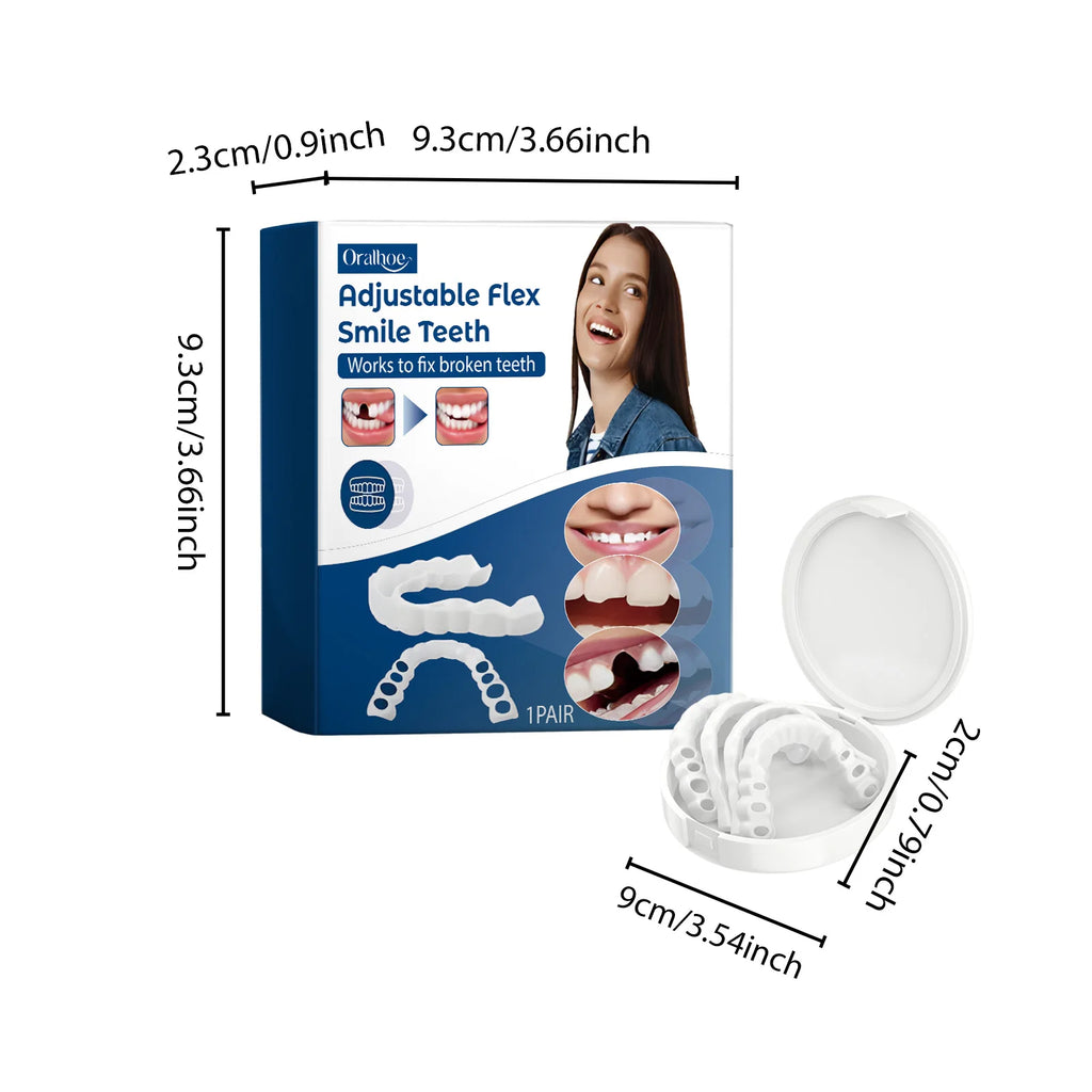Adjustable Snap On Dentures False Teeth Cosmetic Veneers for Smile Correction