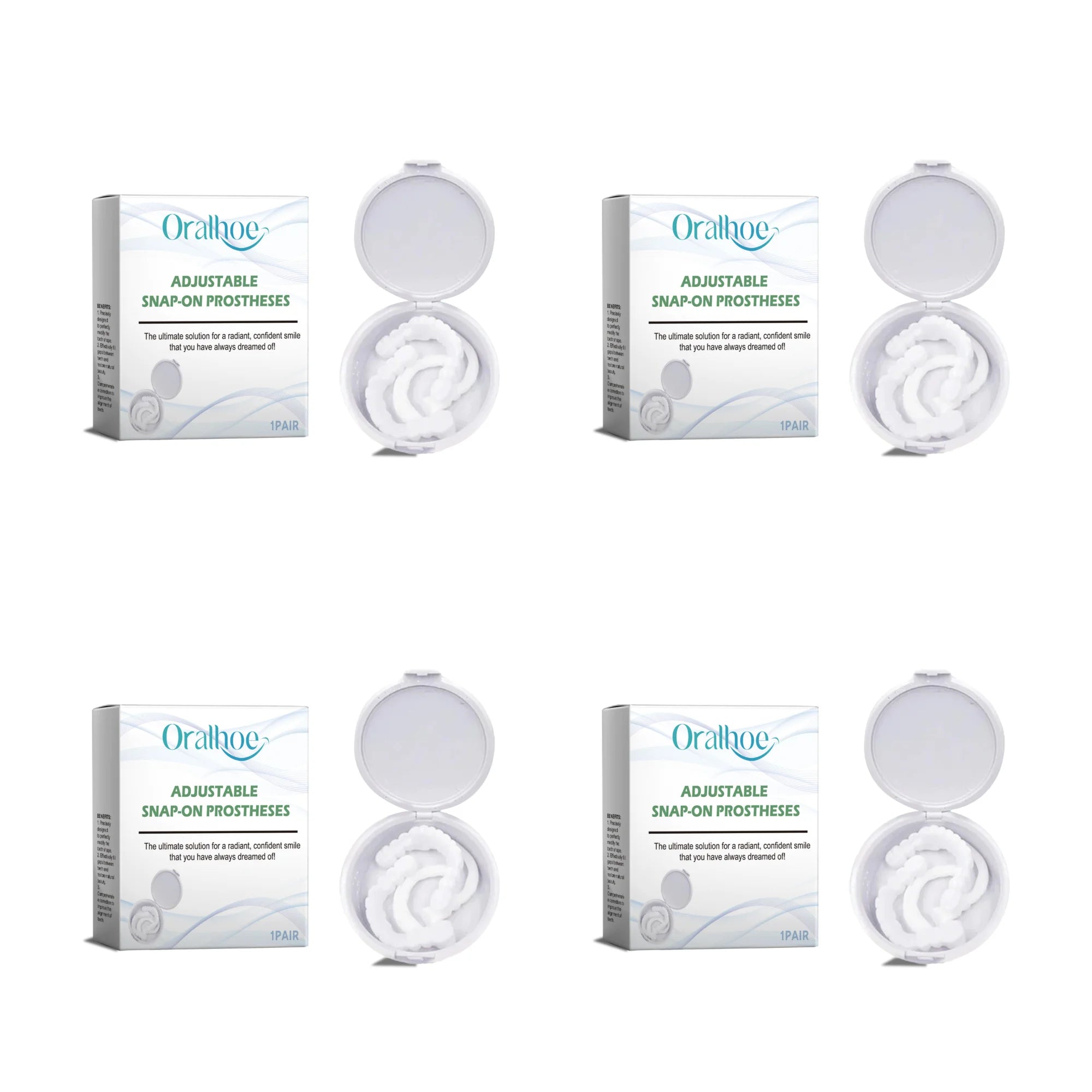 Adjustable Snap On Dentures Fake Teeth Smile Veneers for Daily Use and Instant Confident Beauty - 13
