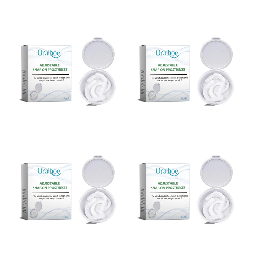 Adjustable Snap On Dentures Fake Teeth Smile Veneers for Daily Use and Instant Confident Beauty