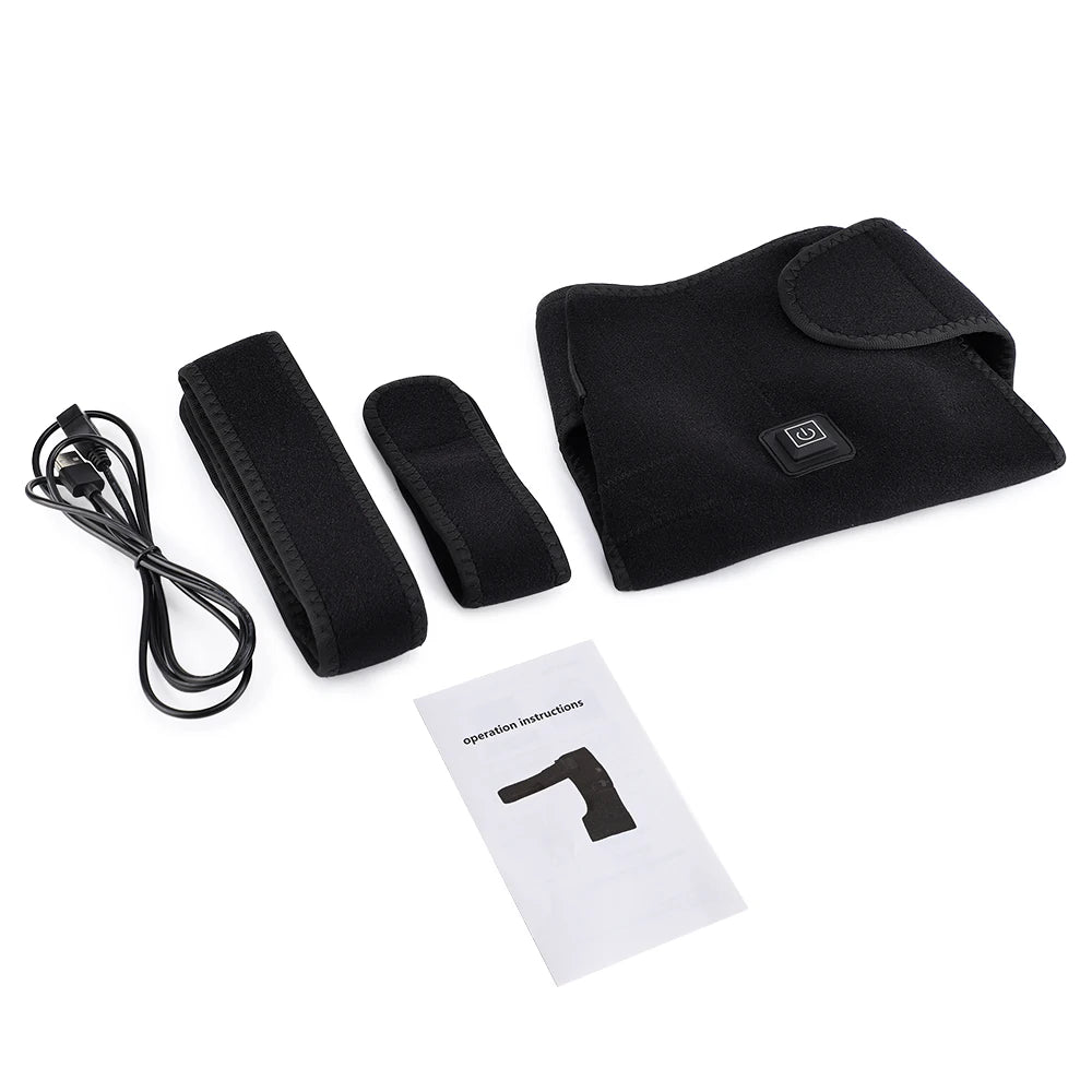 Electric Heated Shoulder Wrap Red Light Therapy Brace for Daily Joint Support Recovery - 14